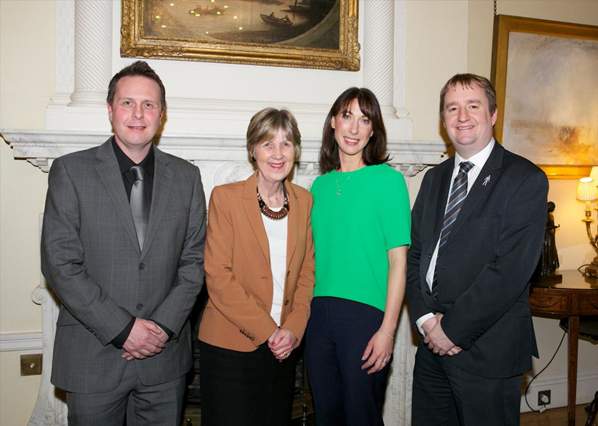 Local Charity Champions from Valley CIDS honoured at 10 Downing Street Reception
