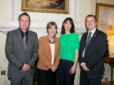 Local Charity Champions from Valley CIDS honoured at 10 Downing Street Reception